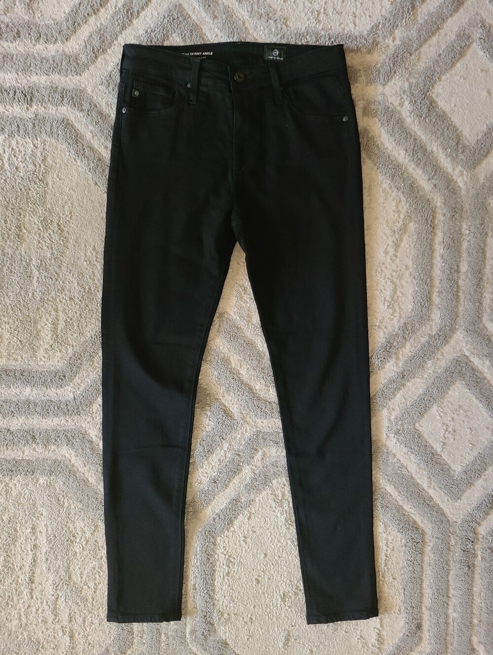 AG Adriano Goldschmied Black Women's Skinny Jeans Stretch Size 27